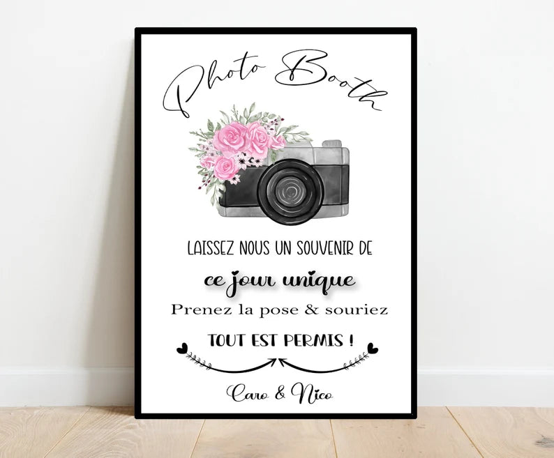 Affiche Photo Booth