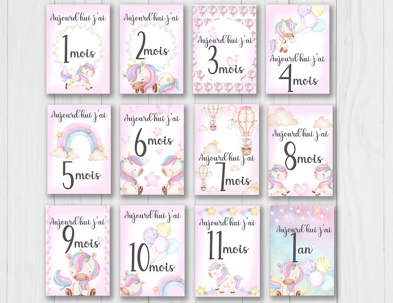 Cartes étapes Licorne