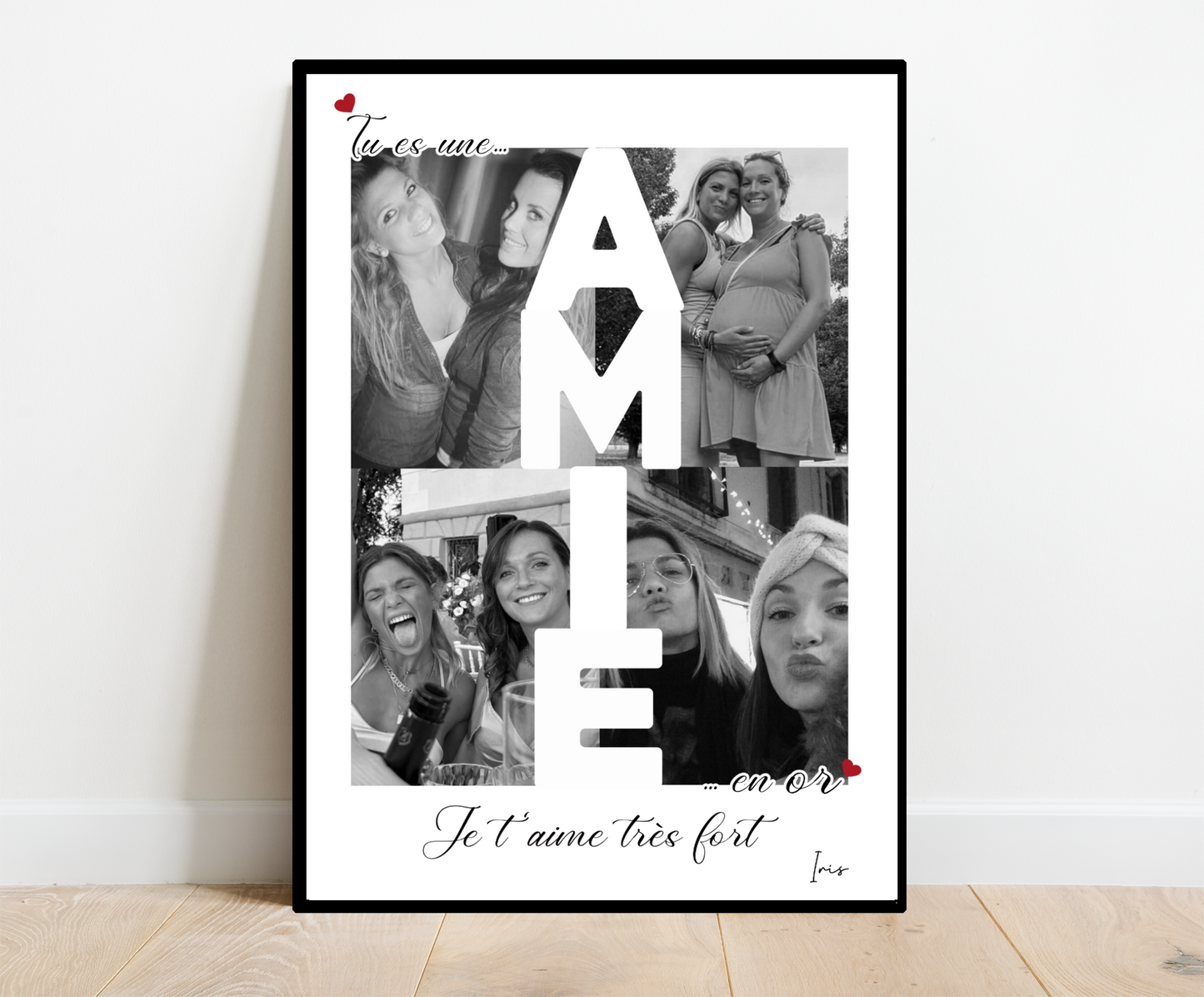 Affiche Tu es une amie en or