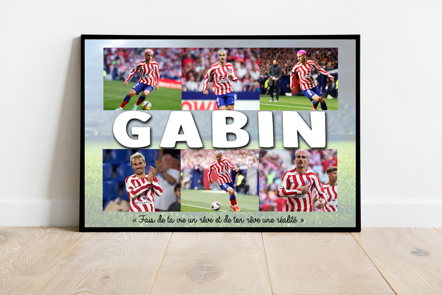 Affiche Football ( équipe & joueur(s) de votre choix )