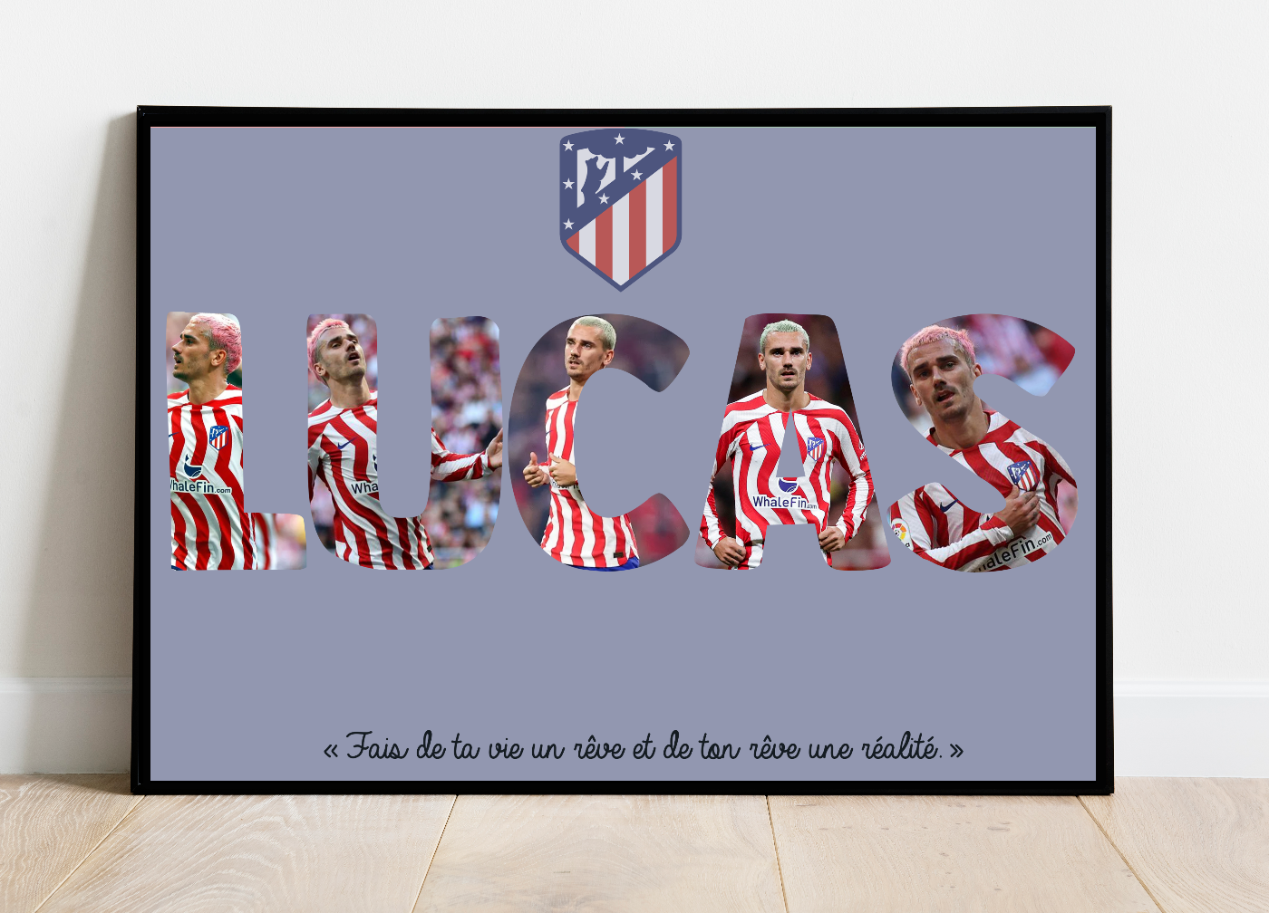Affiche Football ( équipe & joueur(s) de votre choix )