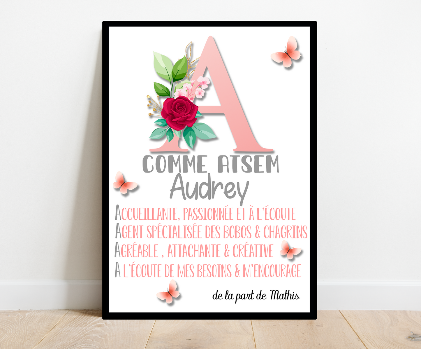 Affiche personnalisée Atsem