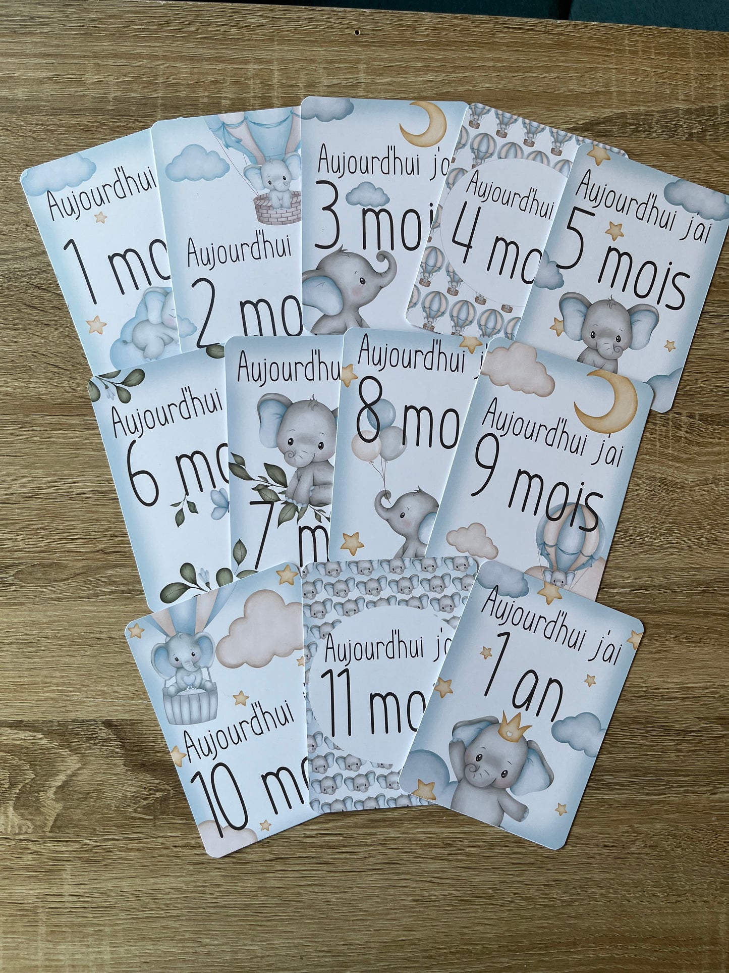Cartes étapes Eléphant