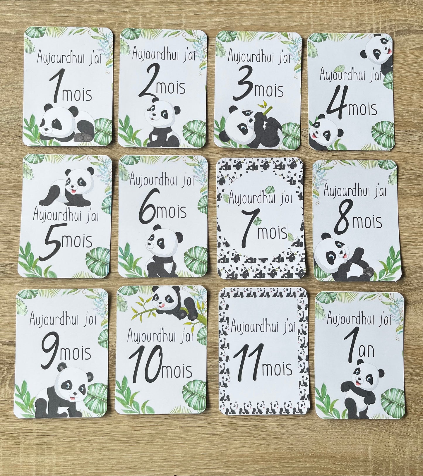 Cartes étapes Panda