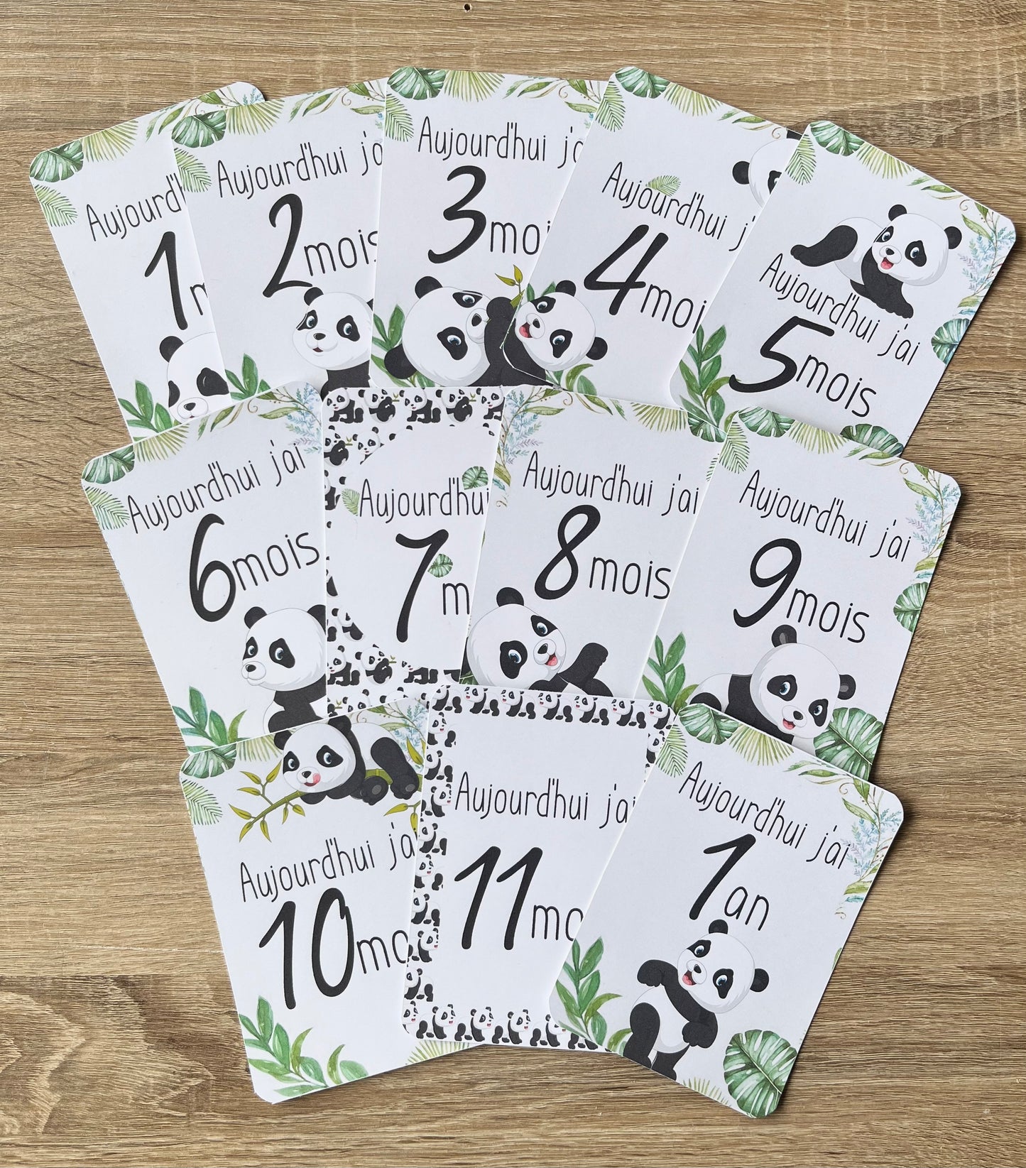 Cartes étapes Panda