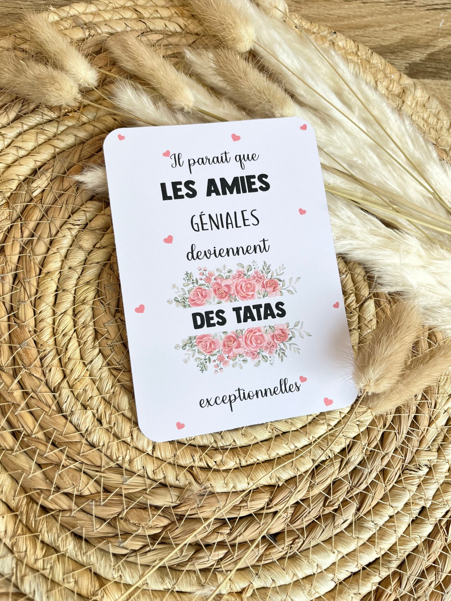 Carte annonce grossesse