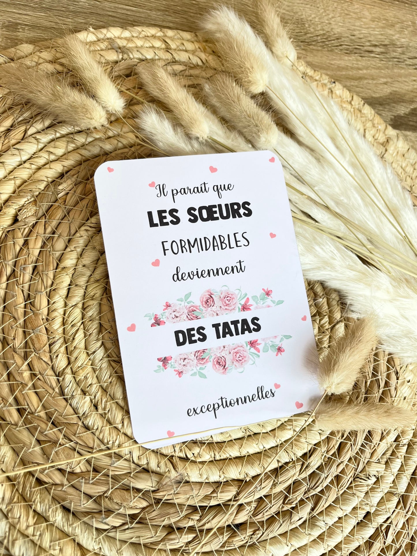 Carte annonce grossesse