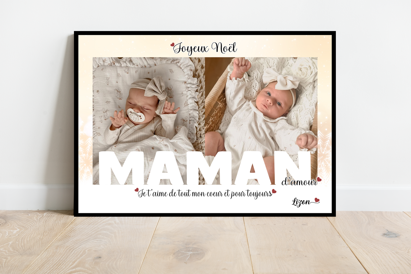 Affiche Joyeux Noël Maman