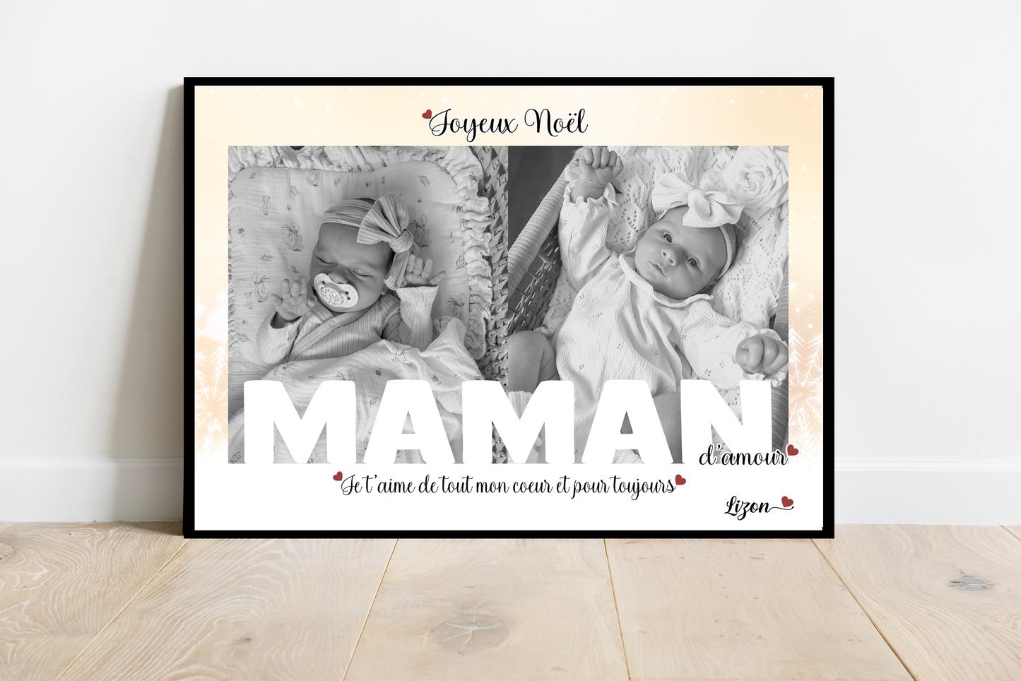 Affiche Joyeux Noël Maman