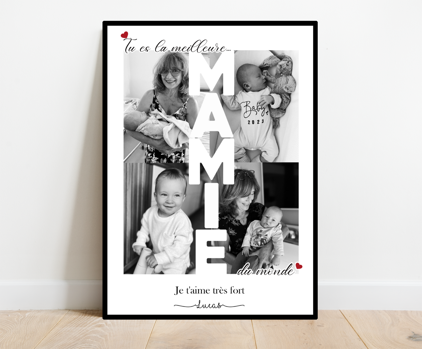 Affiche Tu es la meilleure Mamie