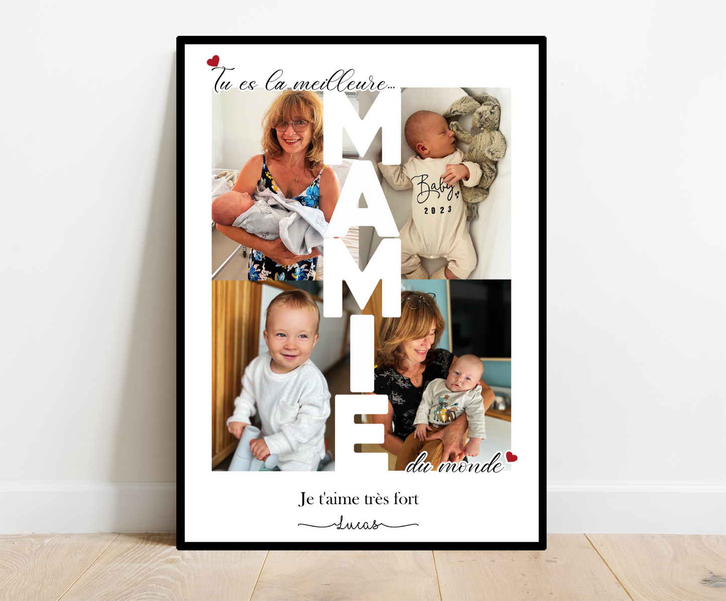 Affiche Tu es la meilleure Mamie