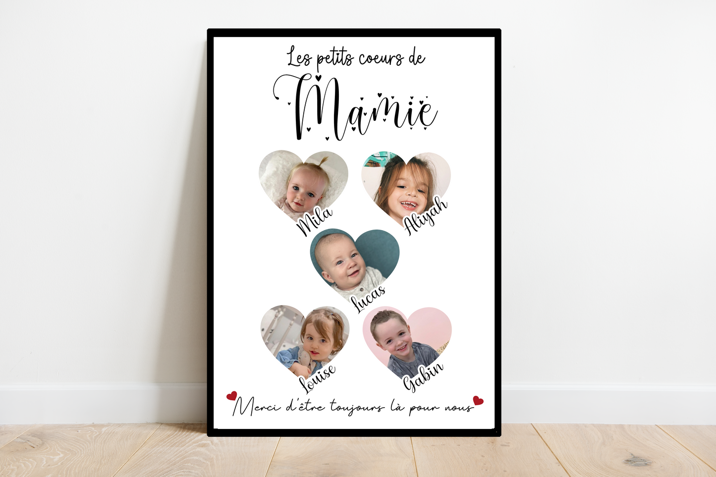 Affiche Les petits cœurs de Mamie