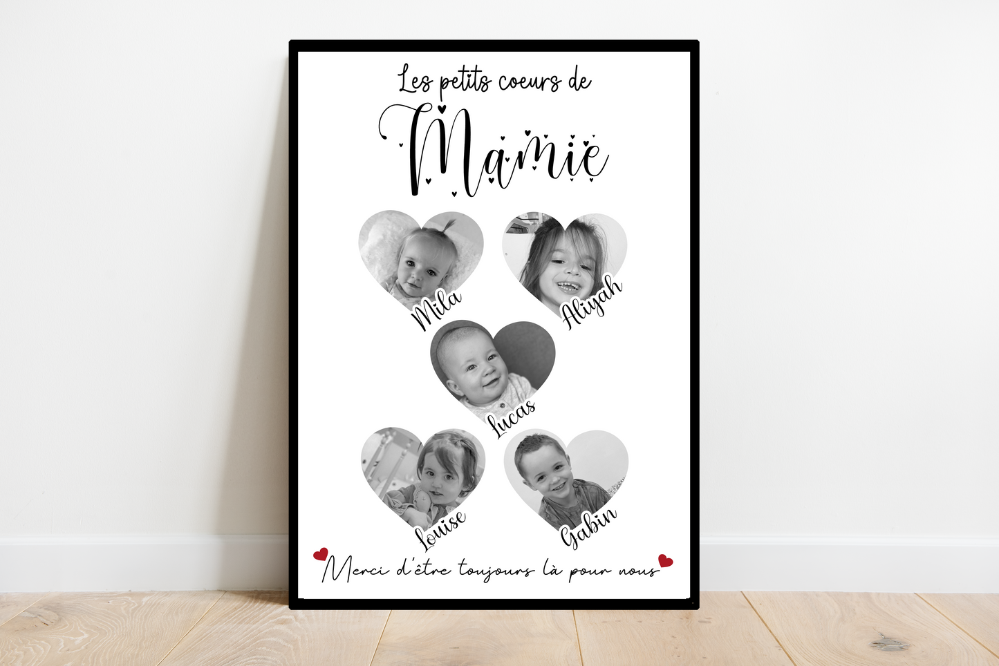 Affiche Les petits cœurs de Mamie