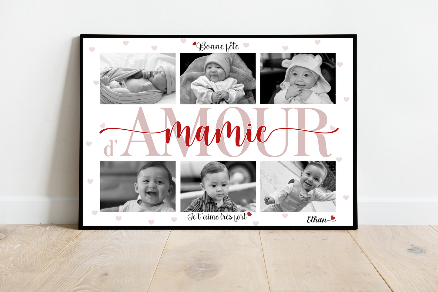 Bonne fête MAMIE - Affiche personnalisée