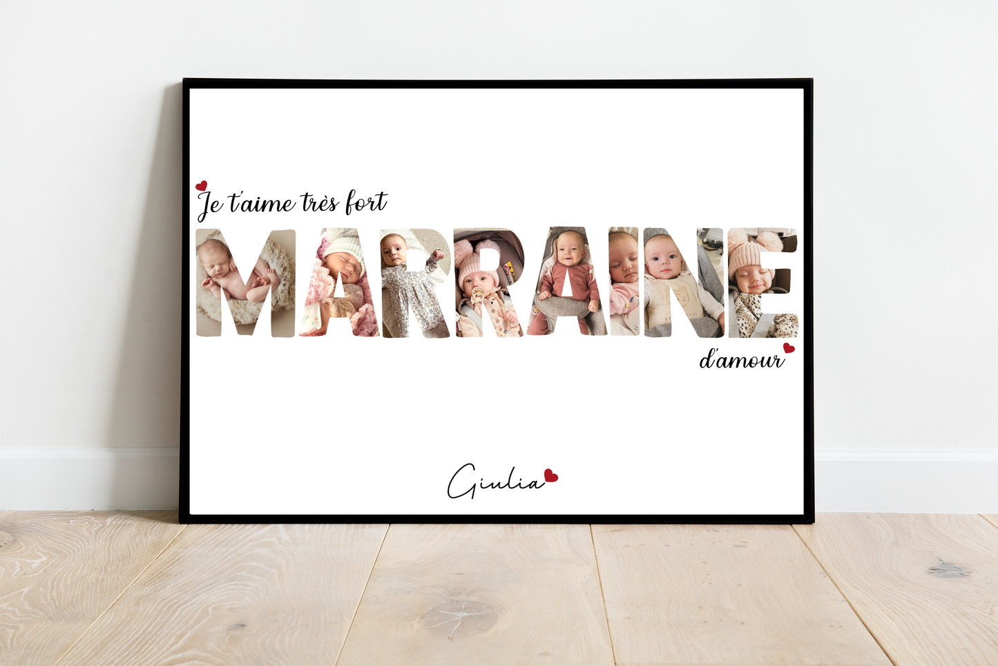 Affiche Marraine d'amour