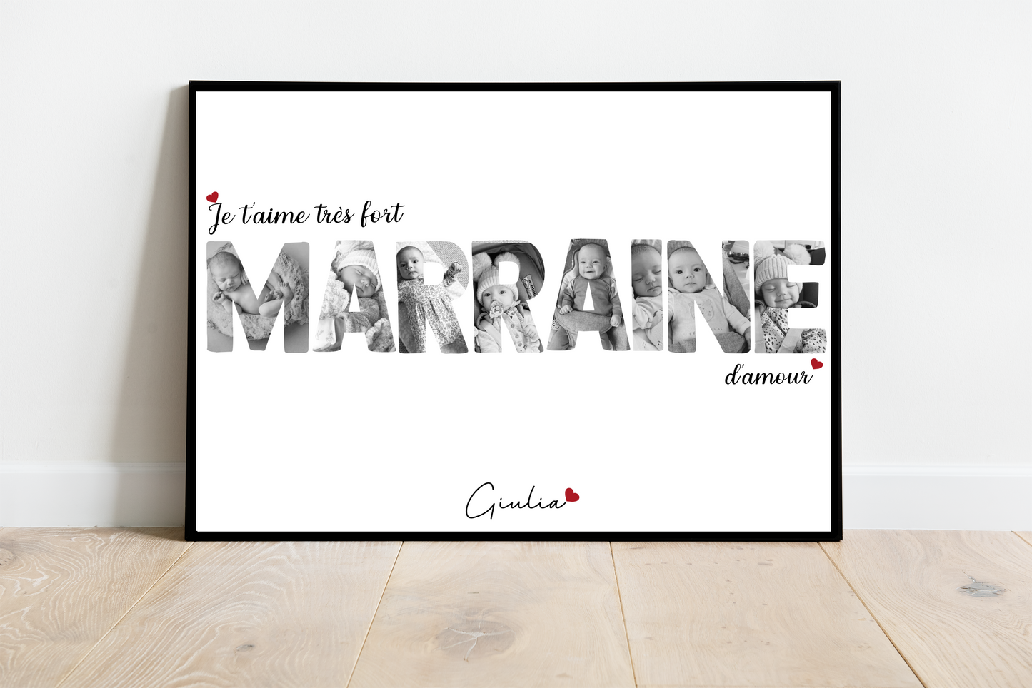Affiche Marraine d'amour