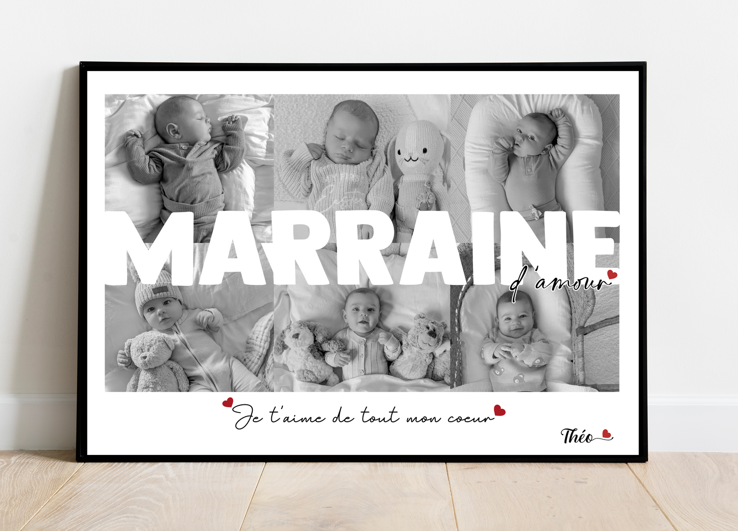 Affiche Marraine d'amour