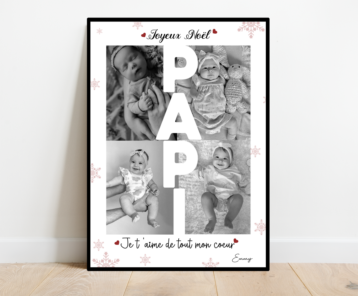 Affiche Joyeux Noël PAPI