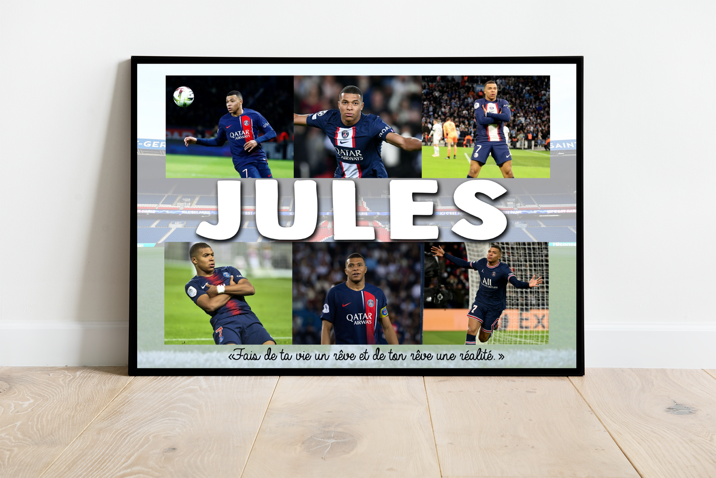 Affiche Football ( équipe & joueur(s) de votre choix )