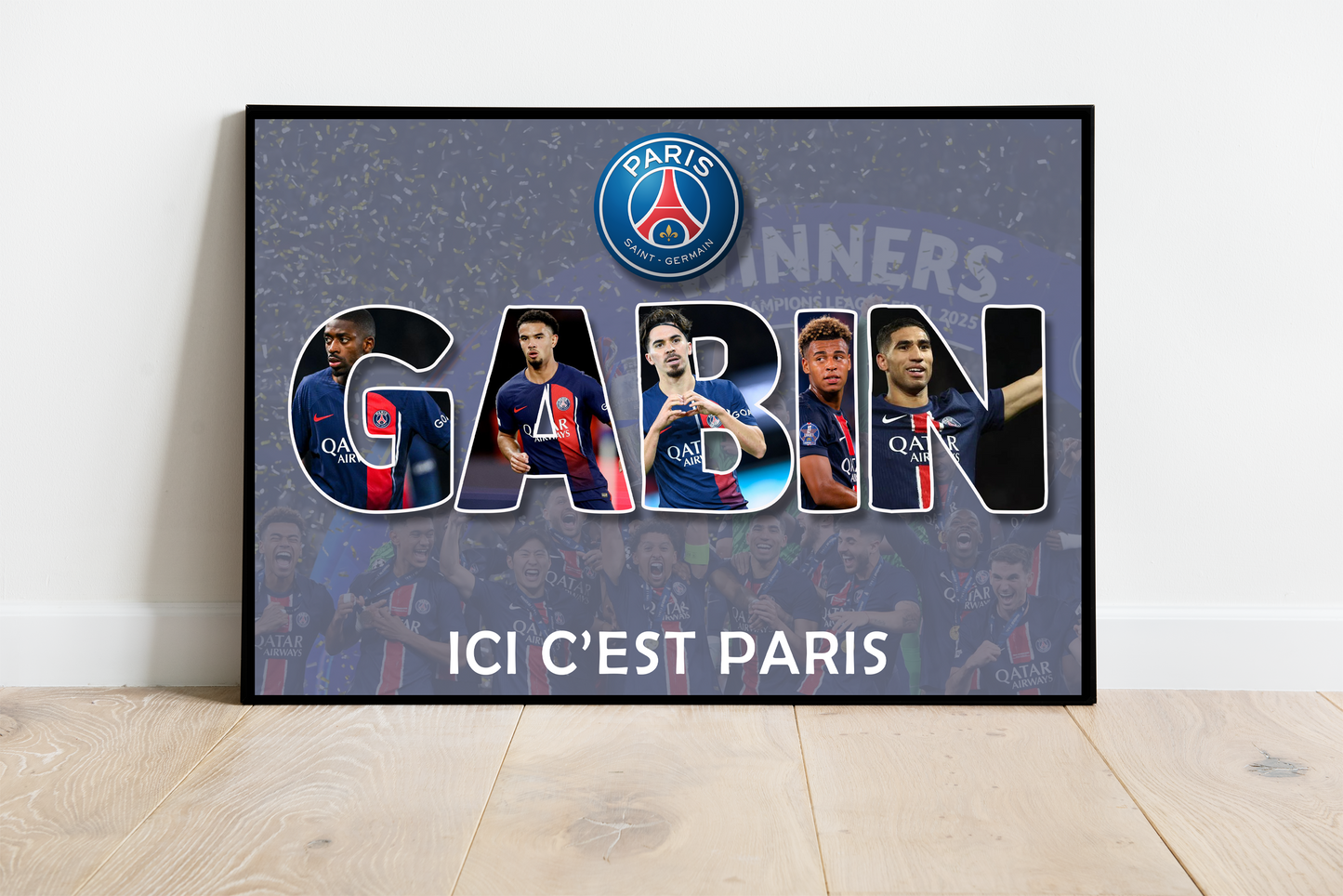 Affiche Football ( équipe & joueur(s) de votre choix )