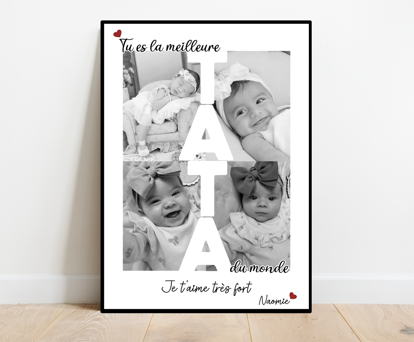 Tu es la meilleure TATA - Affiche personnalisée