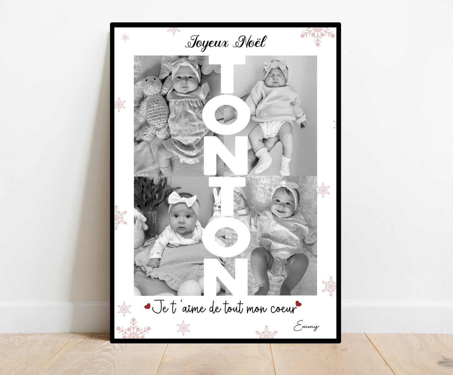 Affiche Joyeux Noël Tonton