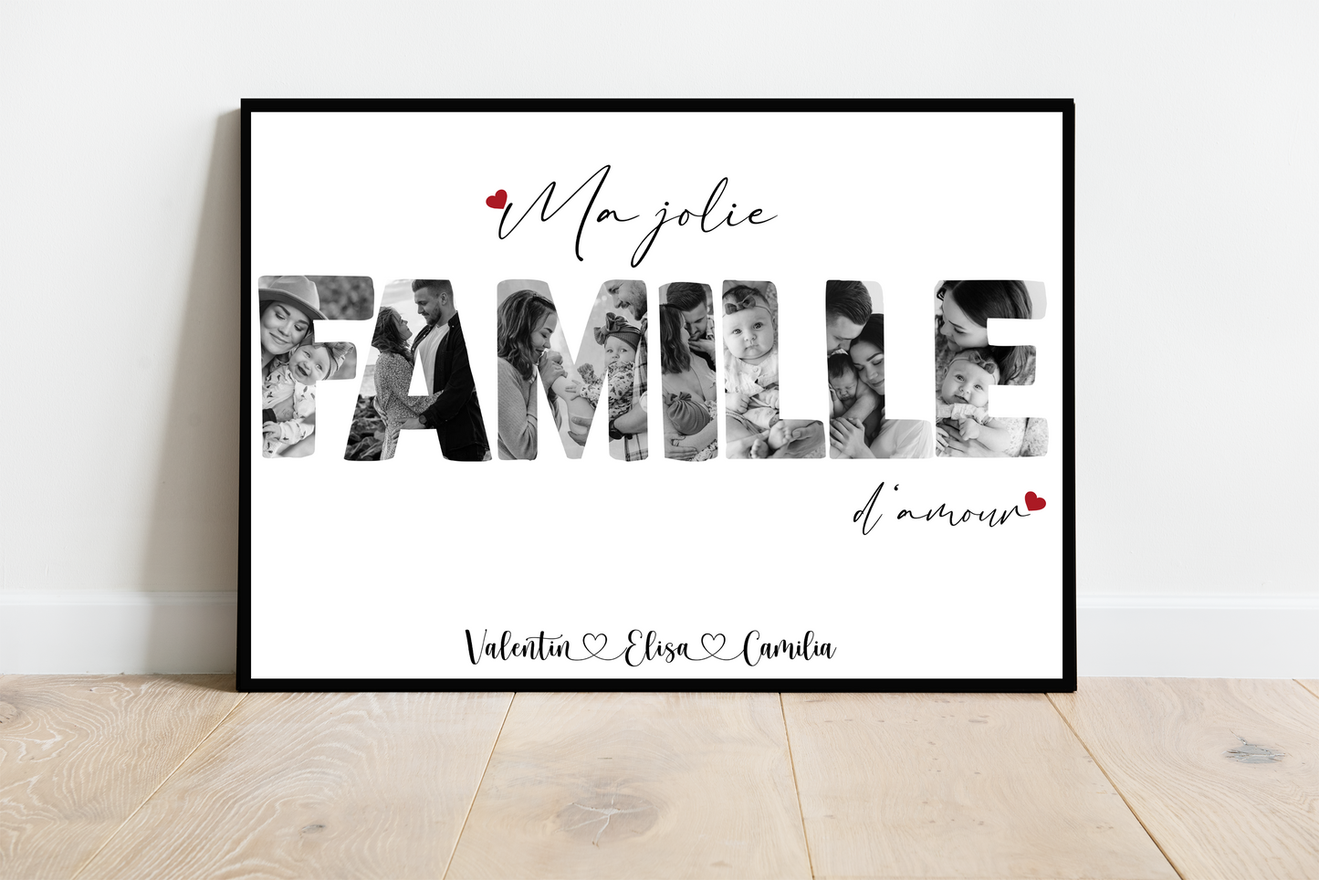 Affiche ma jolie Famille d'amour