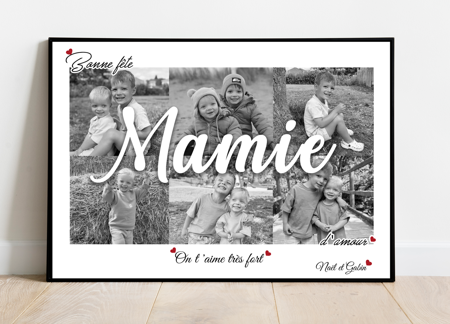 Bonne fête MAMIE - Affiche personnalisée