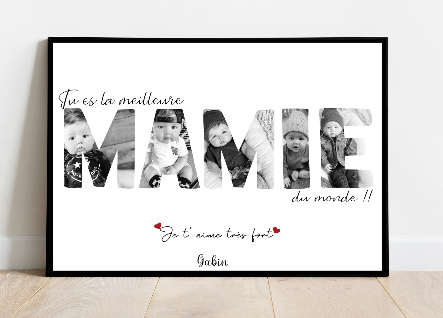 Affiche Tu es la meilleure Mamie du monde !