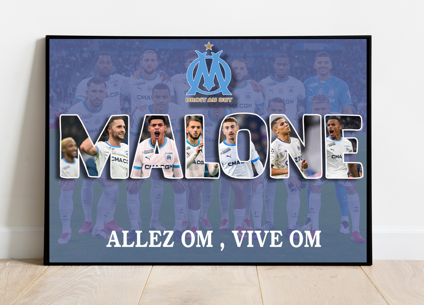 Affiche Football ( équipe & joueur(s) de votre choix )