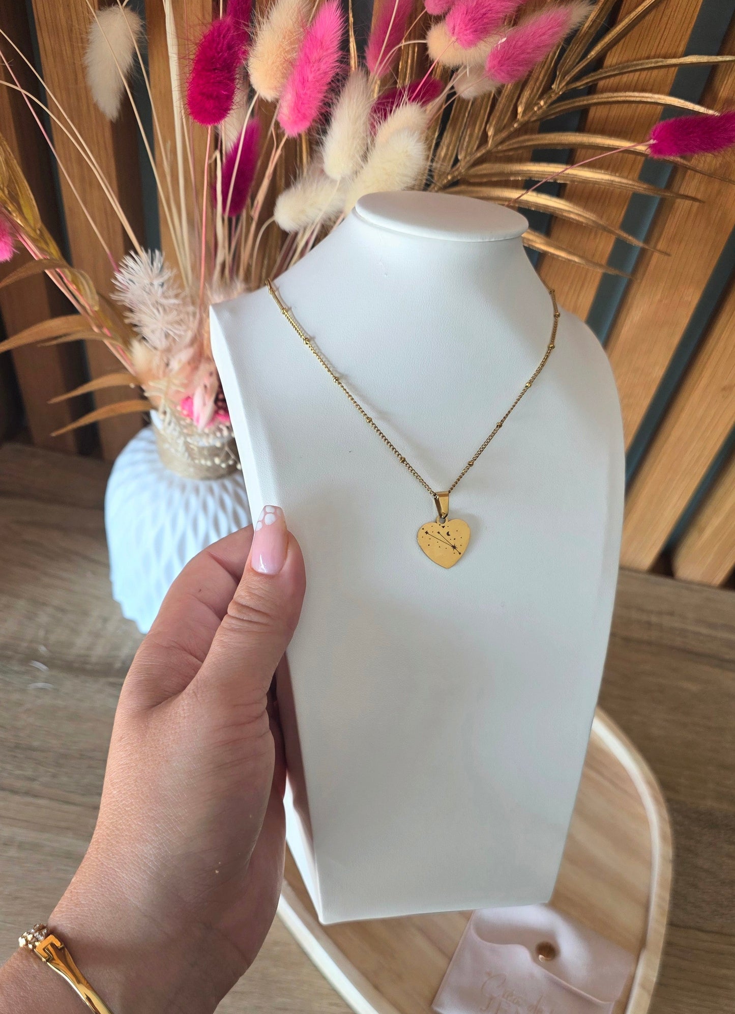 Collier médaillon personnalisé • Tendresse Eternelle