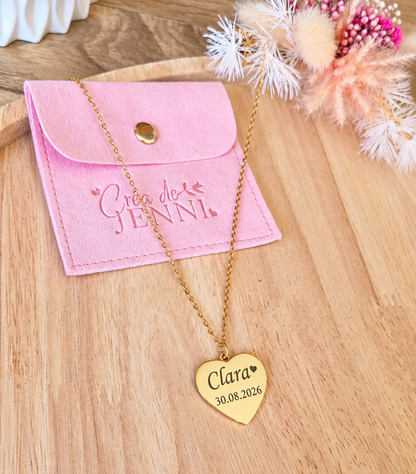 Collier médaillon personnalisé  • Acier Inoxydable