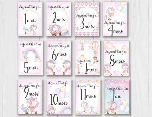Cartes étapes Licorne