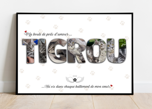 Affiche Animaux Hommage / Deuil