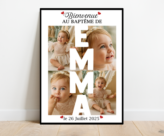 Affiche Baptême