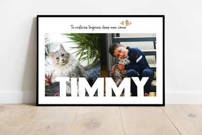 Affiche Animaux Deuil / Hommage