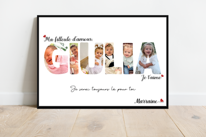Affiche de la part de Parrain ou Marraine