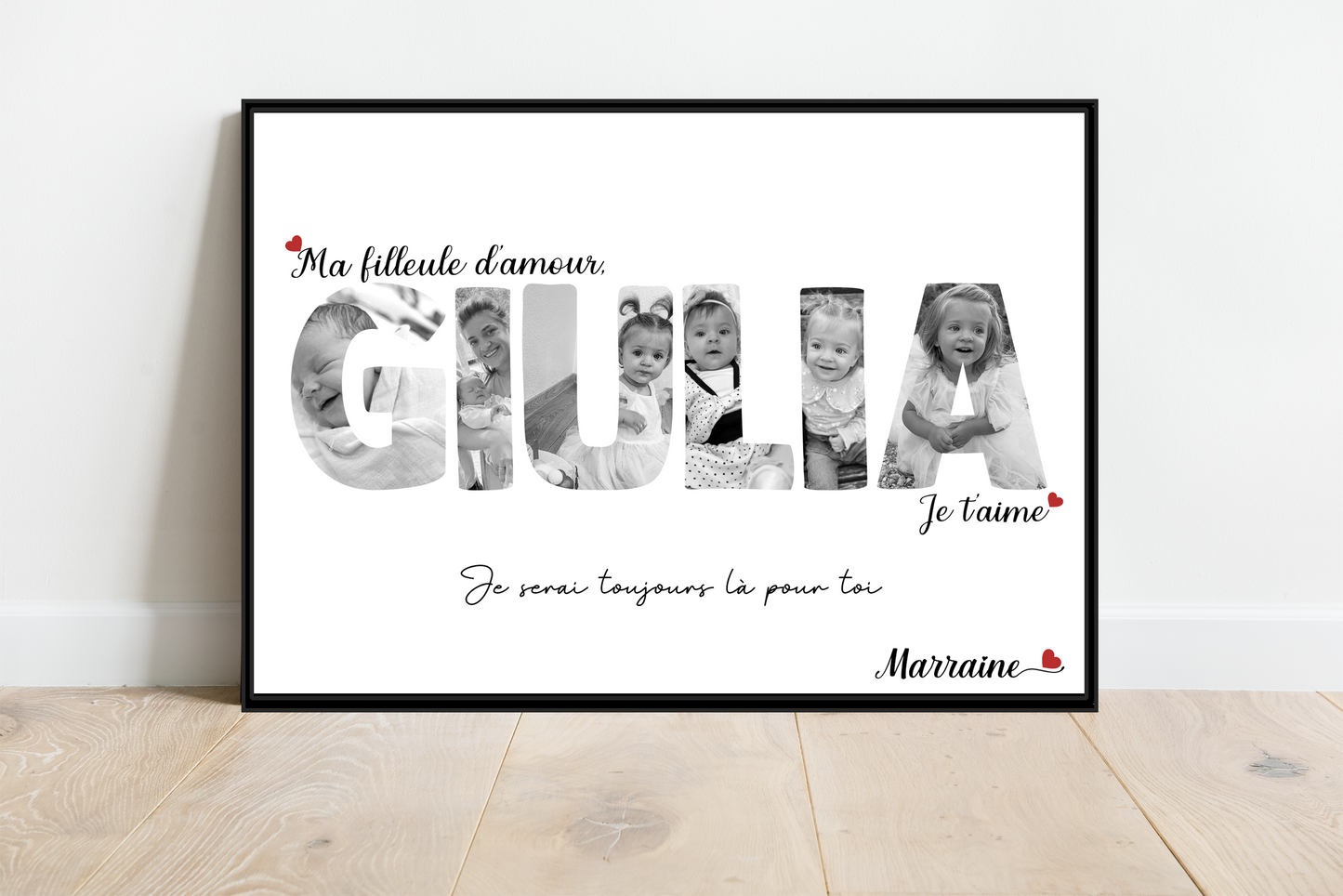 Affiche de la part de Parrain ou Marraine