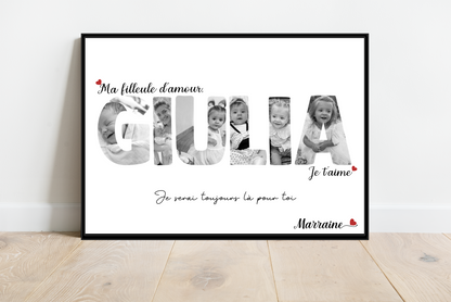 Affiche de la part de Parrain ou Marraine
