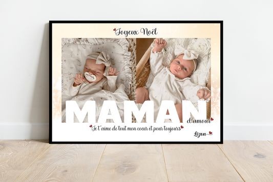 Affiche Joyeux Noël Maman