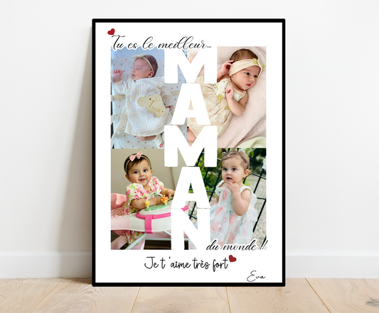 Affiche Tu es la meilleure Maman