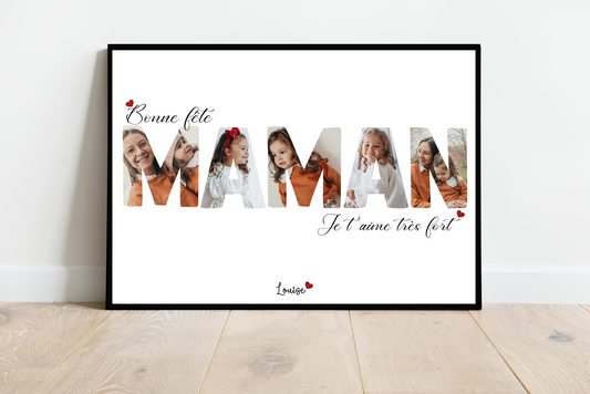 Affiche Bonne fête Maman