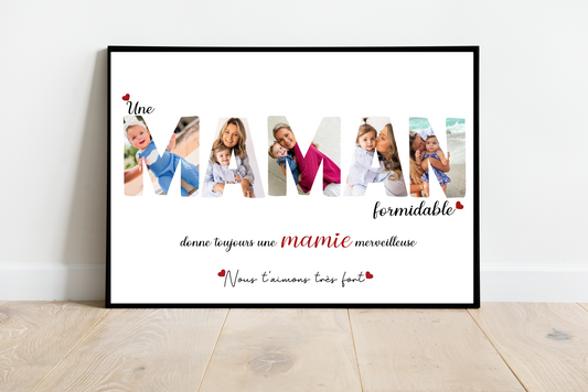 Affiche Une maman formidable...