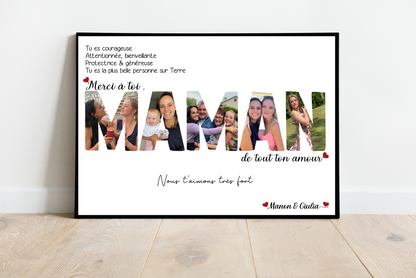 Affiche Merci à toi Maman pour tout ton amour