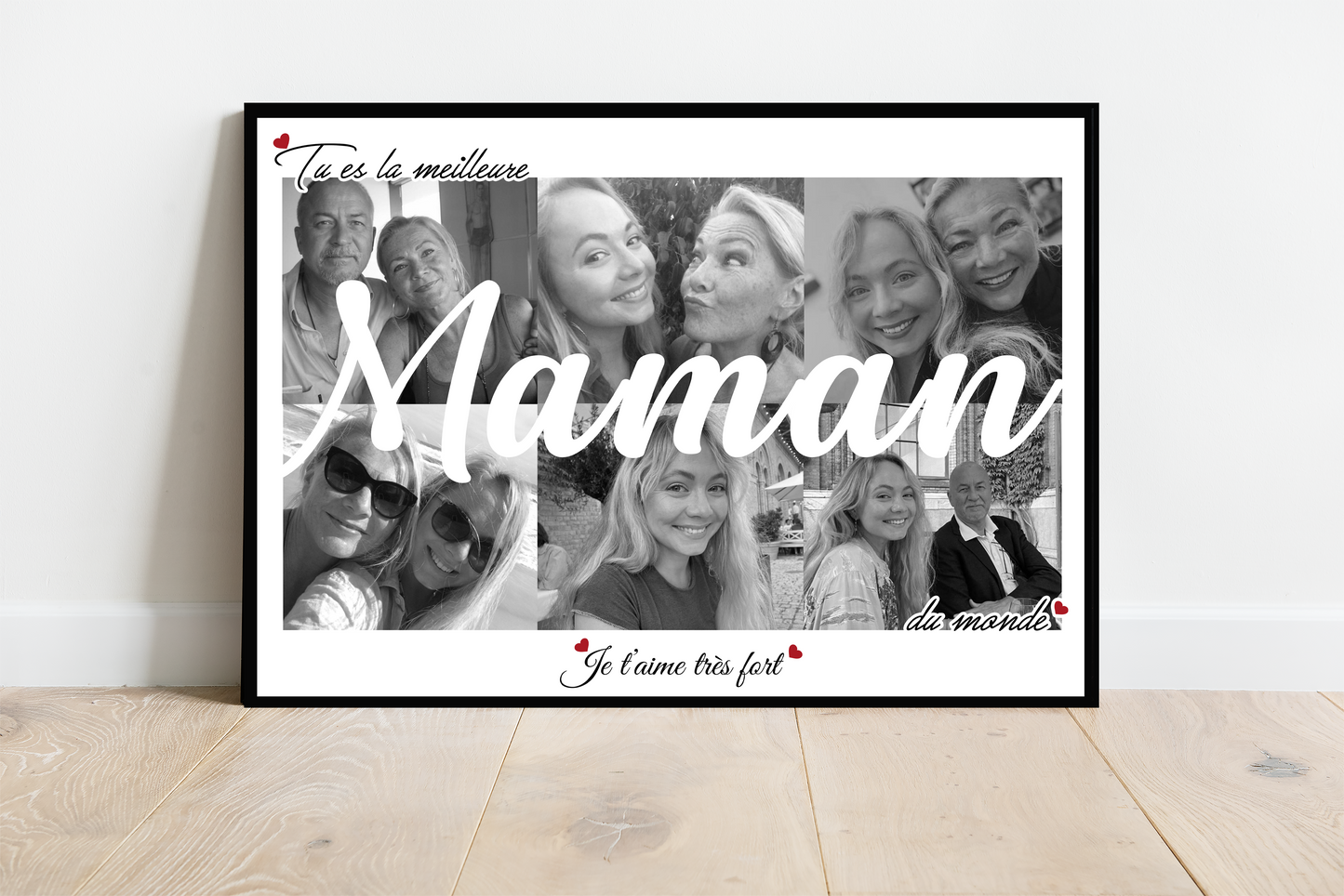 Affiche personnalisée - MAMAN • Cadre personnalisé