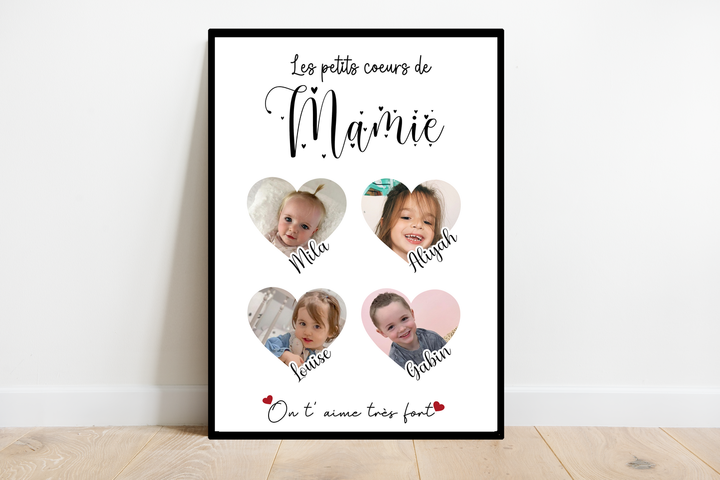 Affiche Les petits cœurs de Mamie