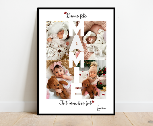 Affiche Bonne fête Mamie