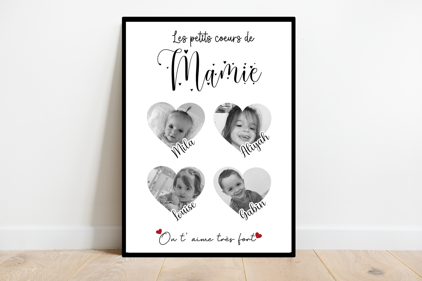 Affiche Les petits cœurs de Mamie