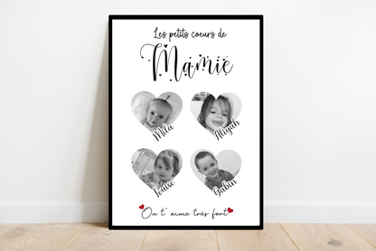 Affiche Les petits cœurs de Mamie