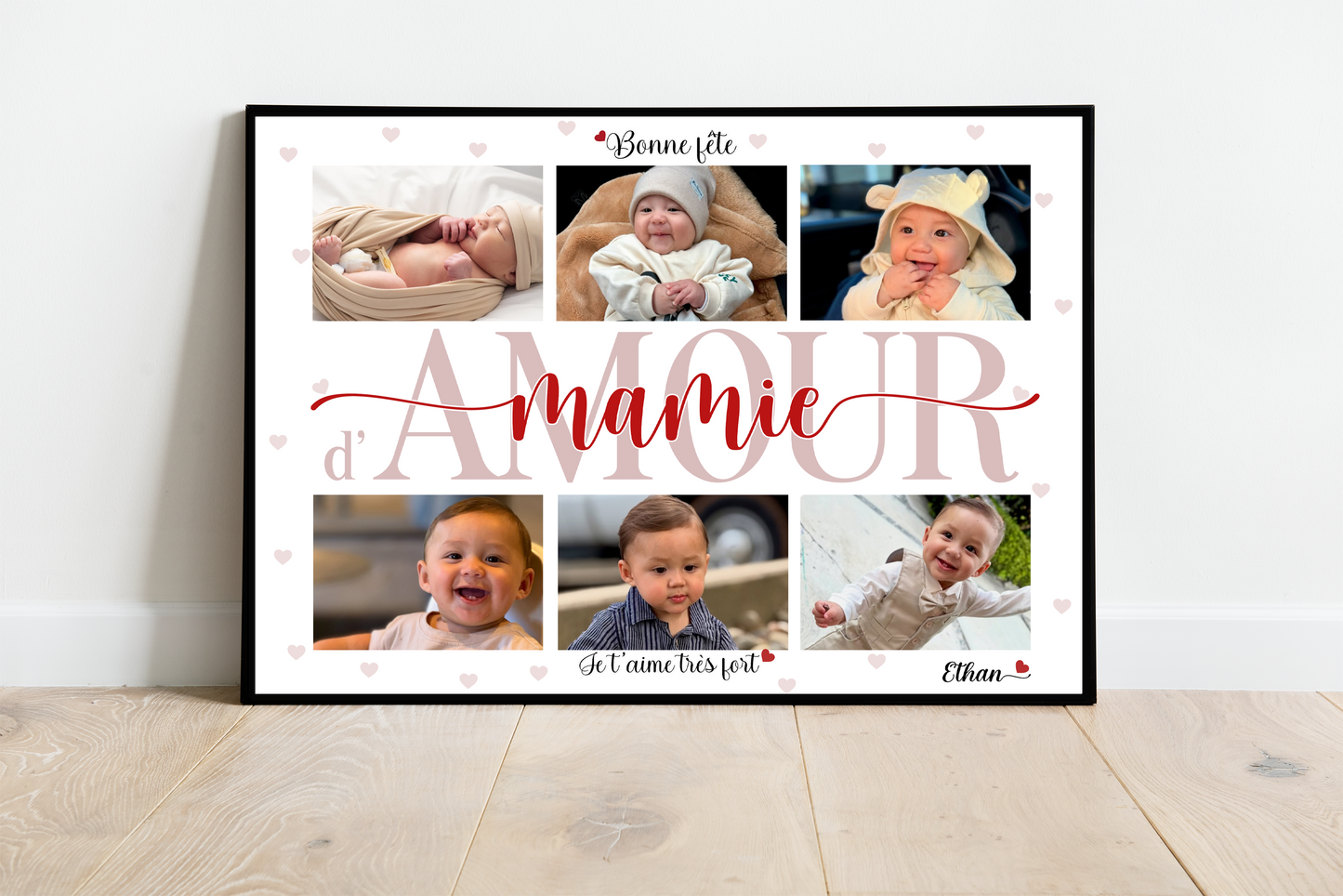 Bonne fête MAMIE - Affiche personnalisée